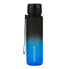 Бутылка для воды 3038(Black-Blue) 1000 мл, черно-синяя