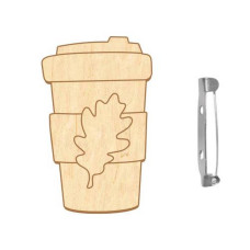 Заготовка броши для раскрашивания Заготовка броши для раскрашивания