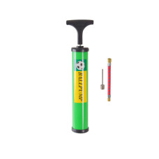 Ручной насос для мячей N41504(Green) 25 см, игла для накачки и гибкий шланг