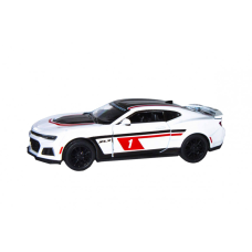 Детская модель машинки Chevrolet Camaro ZL1 2017 Kinsmart KT5399FW инерционная, 1:38 (White)