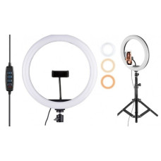 Кольцевая светодиодная LED лампа M-36 для штатива 36см (без штатива)