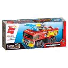 Конструктор Qman 1410-1-8 Пожарная техника, 79 дет (Hurricane Fire Truck)