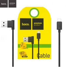 Кабель HOCO UPM10 Micro L Shape, чорний