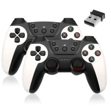 Беспроводные джойстики, от батареек, XO GP4, 2 шт, Белый / Пара игровых геймпадов / Игровой контроллер / Игровые джойстики для пк