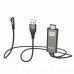 Кабель-адаптер HOCO UA14 USB - Lightning - HDMI, 2 м, 1080P HD Кабель-адаптер HOCO UA14 USB - Lightning - HDMI, 2 м, 1080P HD