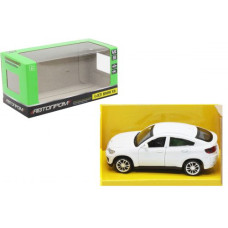 Машина металлическая "BMW X6", белый