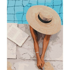 Картина по номерам "Лето в шляпке" ★★★ Картина по номерам "Лето в шляпке" ★★★