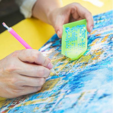 Алмазная мозаика "Веселые снеговики" 40х50 см Алмазная мозаика "Веселые снеговики" 40х50 см