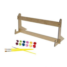 Картина по номерам "Ветряная мельница и лаванда" (30х40 см) с деревянной подставкой