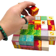 Магнитный конструктор "Small World", 54 дет