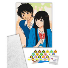 Картина по номерам "Аниме. Достучаться до тебя" 40х50 см