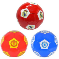 МЯЧ ФУТБОЛЬНЫЙ №5, 270 ГРАММ, PVC, КРАСНО-БЕЛЫЙ