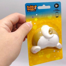 Антистресс сквиш-стикер YabbaDabba "Счастливые хвостики" (СЕРЫЙ)