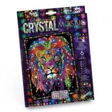 Набор для креативного творчества "CRYSTAL MOSAIC", "Лев" Набор для креативного творчества "CRYSTAL MOSAIC", "Лев"