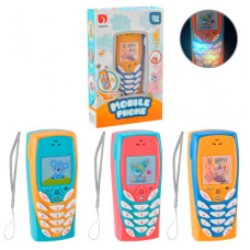 Телефончик мобільний, 3 кольори мікс, батар., р-р12*5*2см, DJ222