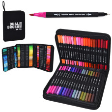 Набор скетч-маркеров MK 5766-80 двусторонние 80 штук Набор скетч-маркеров MK 5766-80 двусторонние 80 штук