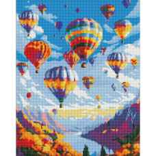 Алмазная мозаика без подрамника 