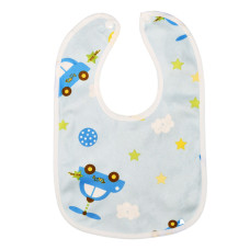 Детский тканевый слюнявчик MGZ-0600-14 на кнопке