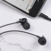 Проводные наушники вакуумные 3.5mm HOCO M60 Perfect Sound Universal с микрофоном 1.2m Чёрные