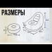 Надувное кресло диван 2в1 с пуфиком для ног A-Sofa до 150 кг Чёрный с серым