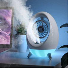 Портативный вентилятор USB с водяным охлаждением, распылитель, ночник Air Cooler 657, увлажнитель