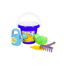 Песочный набор с лейкой (синий)