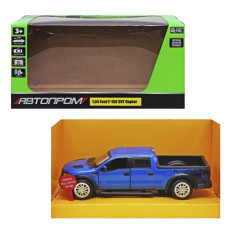 Машинка металлическая "Ford F-150 SVT Raptor" (синяя)