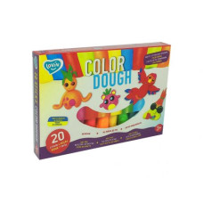 Набор для лепки с тестом "Lovin Color Dough", 20 стиков