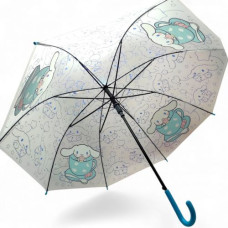 Зонтик "Медведь Лотсо", трость; высота - 75 см; диаметр купола - 83 см, (розовая)