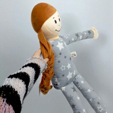 Мягкая кукла-объятия "Подружка", 100 см (ВИД 1) Мягкая кукла-объятия "Подружка", 100 см (ВИД 1)