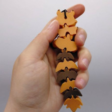3D Брелоки FLEXI SQUIRREL LONG TAIL/ БЕЛКА ХВОСТИК KEYCHAIN, 3D печать