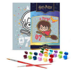 Картина по номерам "Harry Potter: Полет на метле" 25х25 см